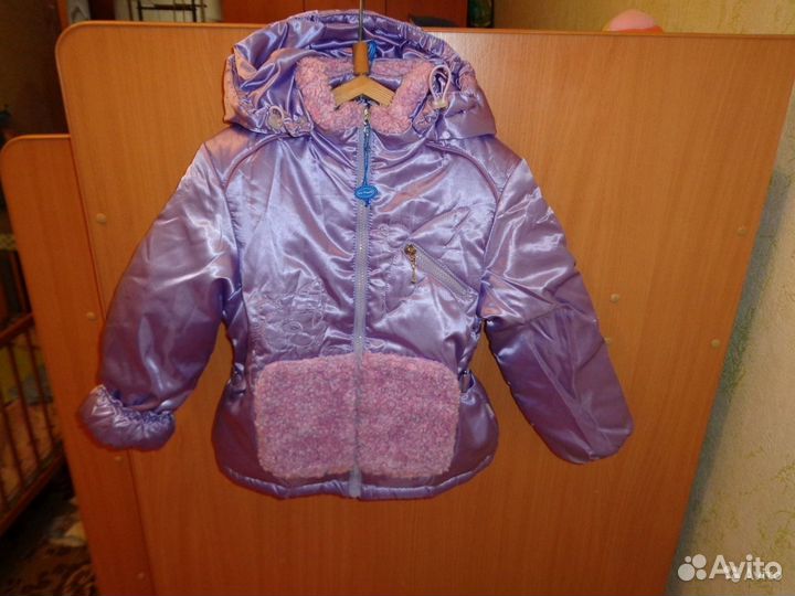 Красивая теплая куртка д/девочки U-Twо