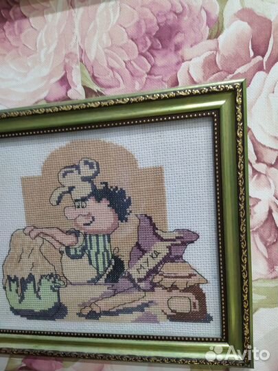 Вышитые картины Поварята