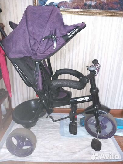 Прогулочная коляска велосипед