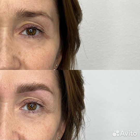 Оформление бровей, ламинирование, окрашивание