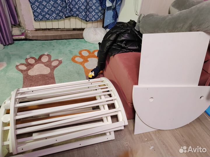 Детская кровать круглая