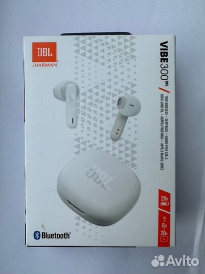 JBL Vibe 300 (jblv300twswhteu) White наушники