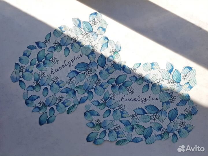 Салфетки на стол набор из 2х штук