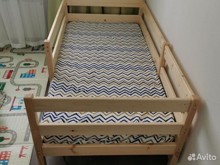 Детская кровать 160 на 80 с матрасом