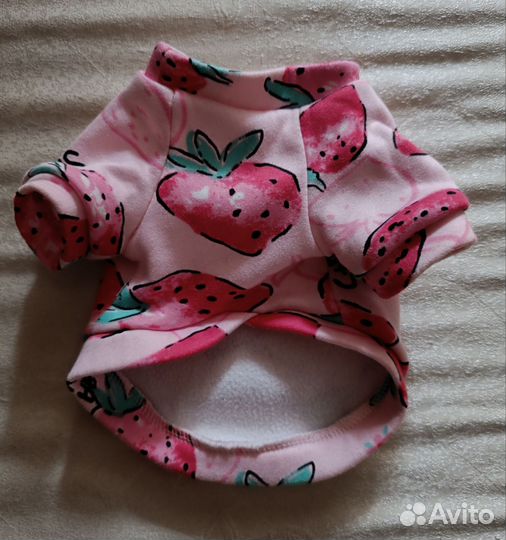 Одежда на флисе для кошек и собак мелких пород