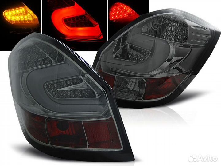 LED фонари Skoda Fabia 2 (07-14) ldsk08