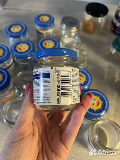 Стеклотара банки от детского пюре