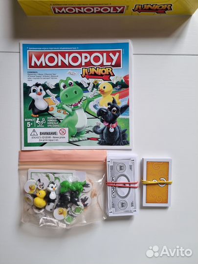 Настольная игра Монополия Junior 5+