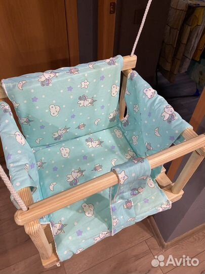 Детская качель подвесная новая