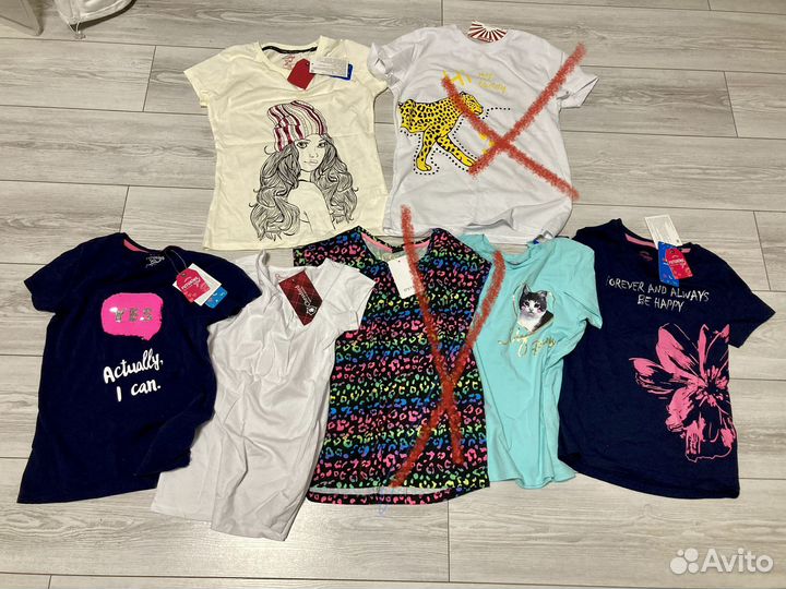 Футболки и лосины для девочки