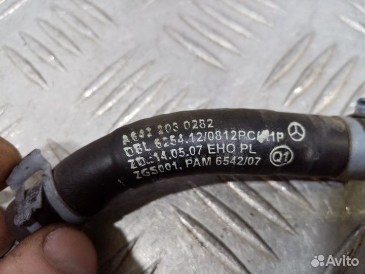 Б/У Шланг на клапан EGR#001