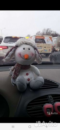 Фигура-игрушка декоративная Олень и снеговик