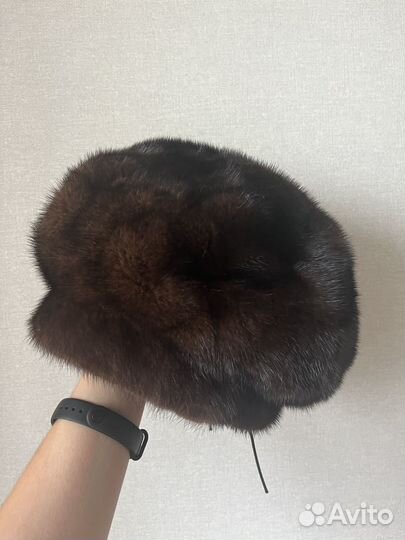 Берет норковый мягкий