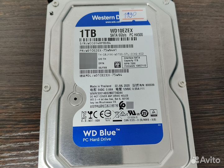 Жесткий диск 1 Tb 2 Tb