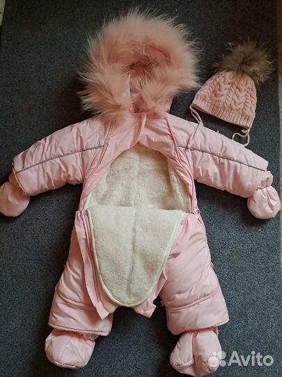 Детский зимний комбинезон на девочку