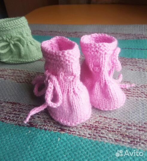 Пинетки пинеточки вязаные