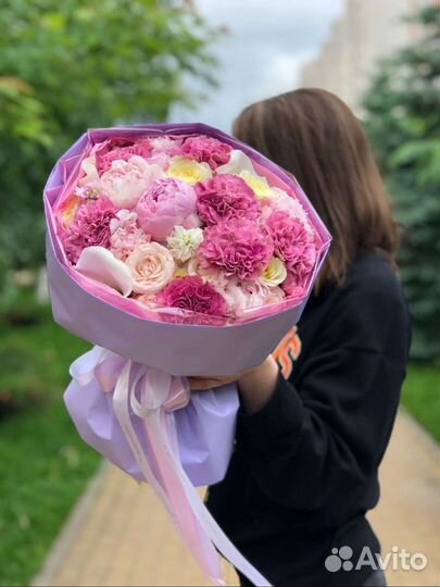 Букеты Сборные живые цветы