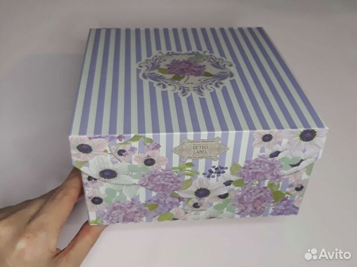 Картонная коробка шкатулка хранение фото