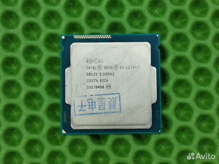 Intel Xeon E3 1270 V3 4 ядра, 3.9 ггц 8 потков