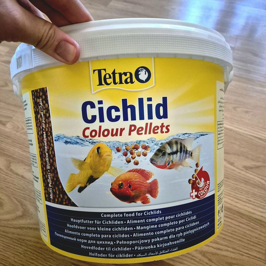 Tetra cichlid colour pellets корм для рыб