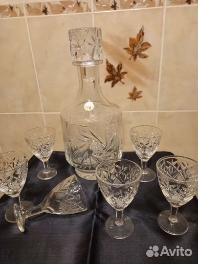 Винтаж.Набор хрустальный
