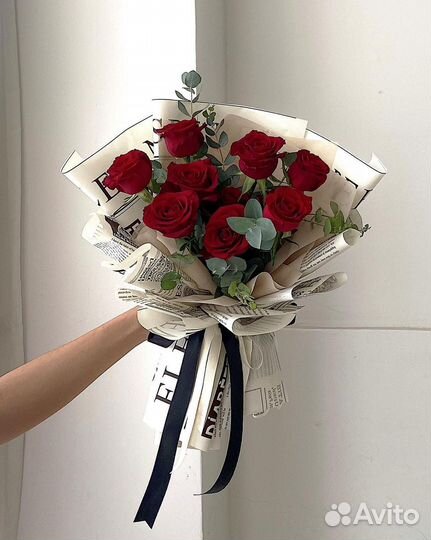 Милые Букеты из Свежих Роз. Доставка Цветов