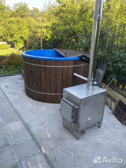 Купель с печкой