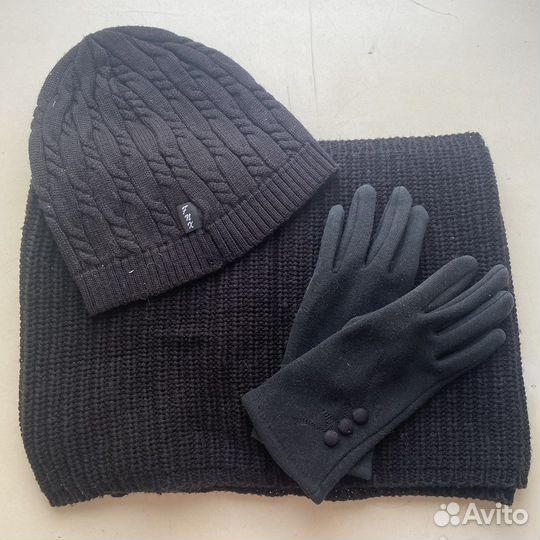 Женские шапки, шарфы, перчатки