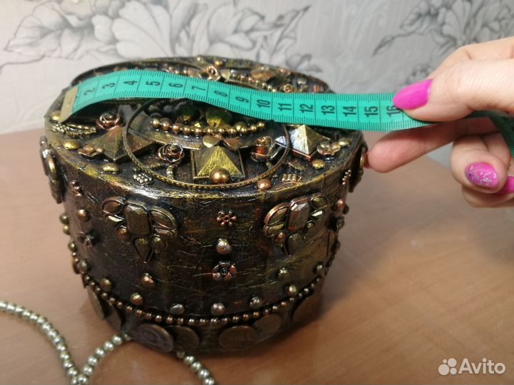 Шкатулка подарочная для мелочей ручной работы