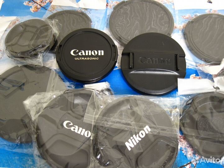 Крышки для объективов 49-82 мм и камер body