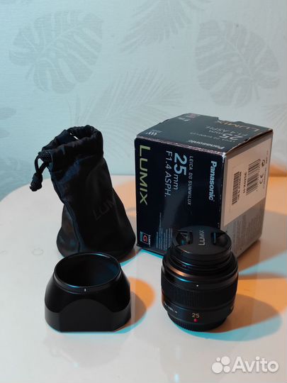Объектив panasonic 25mm f1.4
