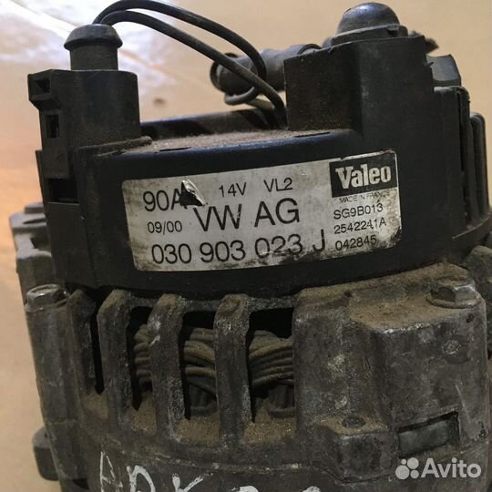Генератор 030903023J 2.0 Skoda, Audi, Volkswagen