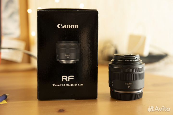 Объектив canon RF 35mm 1.8 macro is stm