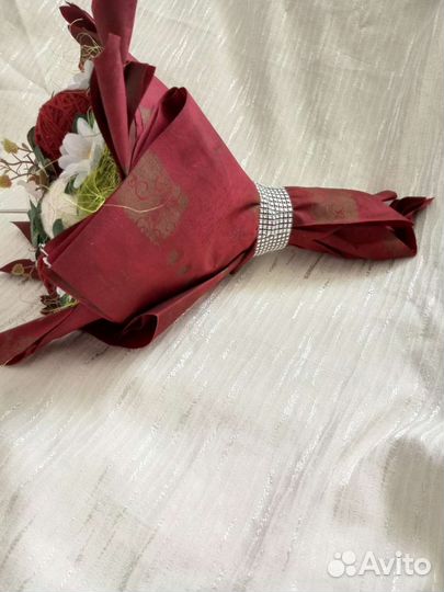 Букет из пряжи