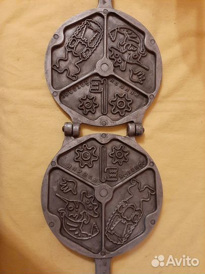 Форма для выпечки СССР вафельница буратино