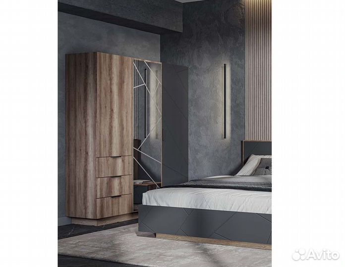 Даллас Шкаф шк 01 3х-створчатый