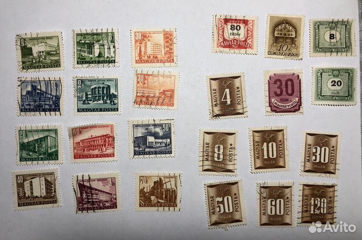 Почтовые марки 1930-1950гг