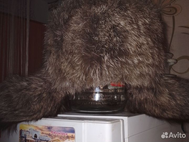 Шапка ушанка женская натуральный мех