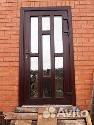 Дверь пвх С наружней ламинацией. золотой дуб