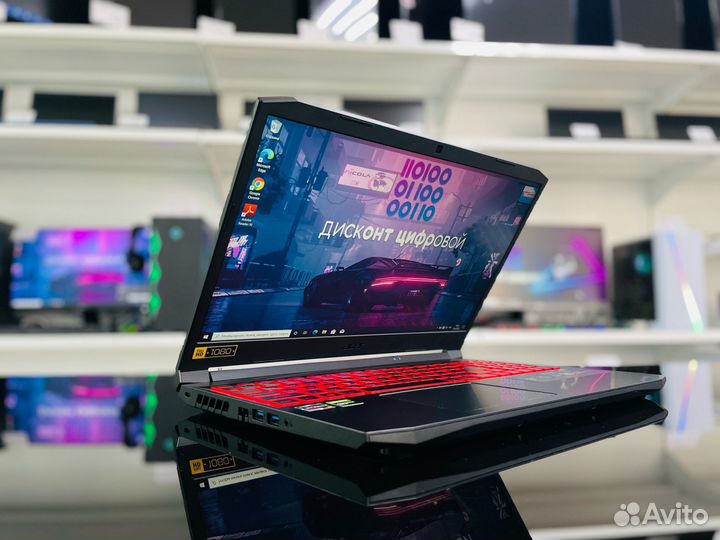 Игровой Nitro 5 Ryzen 5 5600H/DDR4-16/SSD/GTX1650