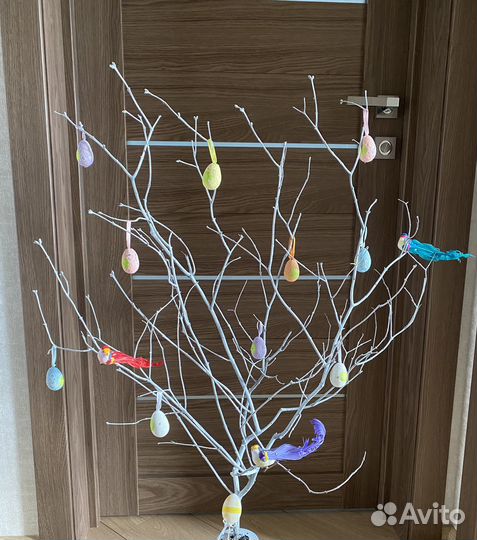 Пасхальная ветка дерево декор