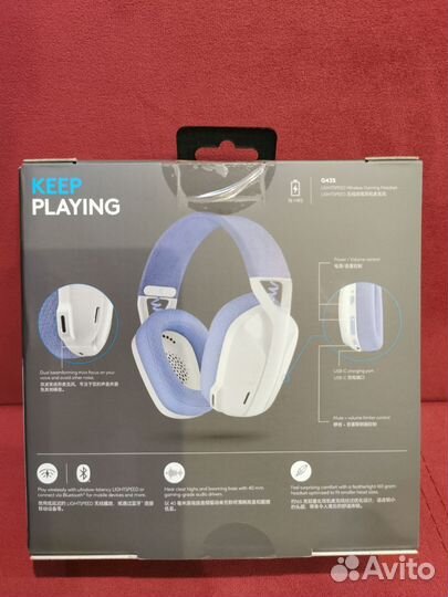 Logitech G435 беспроводные наушники новые