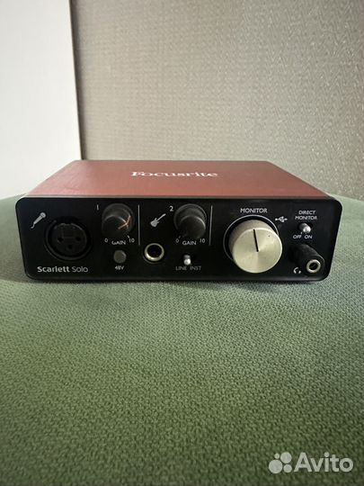 Звуковая карта focusrite solo 2nd Gen