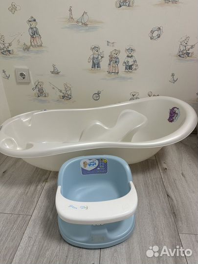 Ванночка для купания с горкой