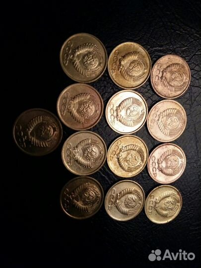 1 копейка по годам