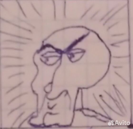 Арт на заказ (в тетради)