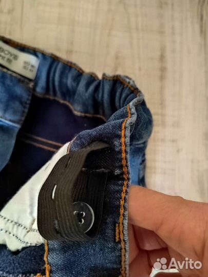 Джинсы и спортивные штаны на флисе 152