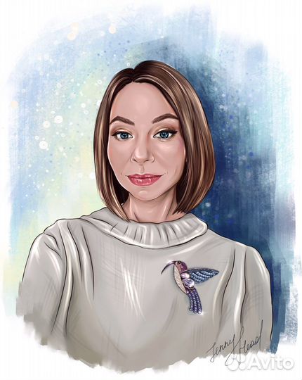 Цифровой портрет/ Иллюстрация /Создание персонажей