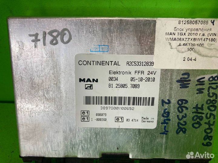 Блок управления MAN TGX