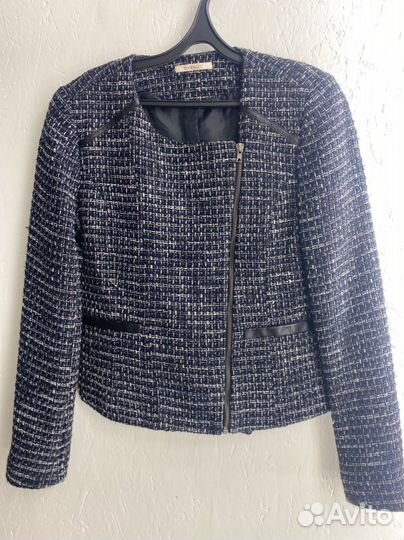 Пиджак женский zara h&m твидовый